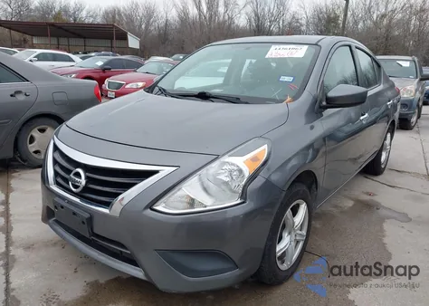 2016 Nissan Versa 1.6 S/1.6 S+/1.6 Sl/1.6 Sv из США, поврежденный, VIN 3N1CN7AP6GL851108